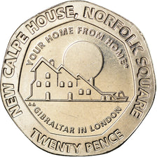 Coin, Gibraltar, 20 Pence, 2018, MS(65-70), Cupro-nickel