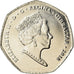 Coin, Gibraltar, 50 Pence, 2018, MS(65-70), Cupro-nickel