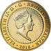 Coin, Gibraltar, 2 Pounds, 2018, MS(65-70), Bi-Metallic