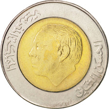 Morocco, al-Hassan II, 5 Dirhams, 1987, AU(50-53), Bi-Metallic, KM:82