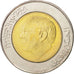Morocco, al-Hassan II, 5 Dirhams, 1987, AU(50-53), Bi-Metallic, KM:82