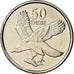 Moneta, Botswana, 50 Thebe, 2013, British Royal Mint, MS(63), Nickel platerowany