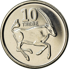 Coin, Botswana, 10 Thebe, 2013, British Royal Mint, MS(63), Nickel plated steel