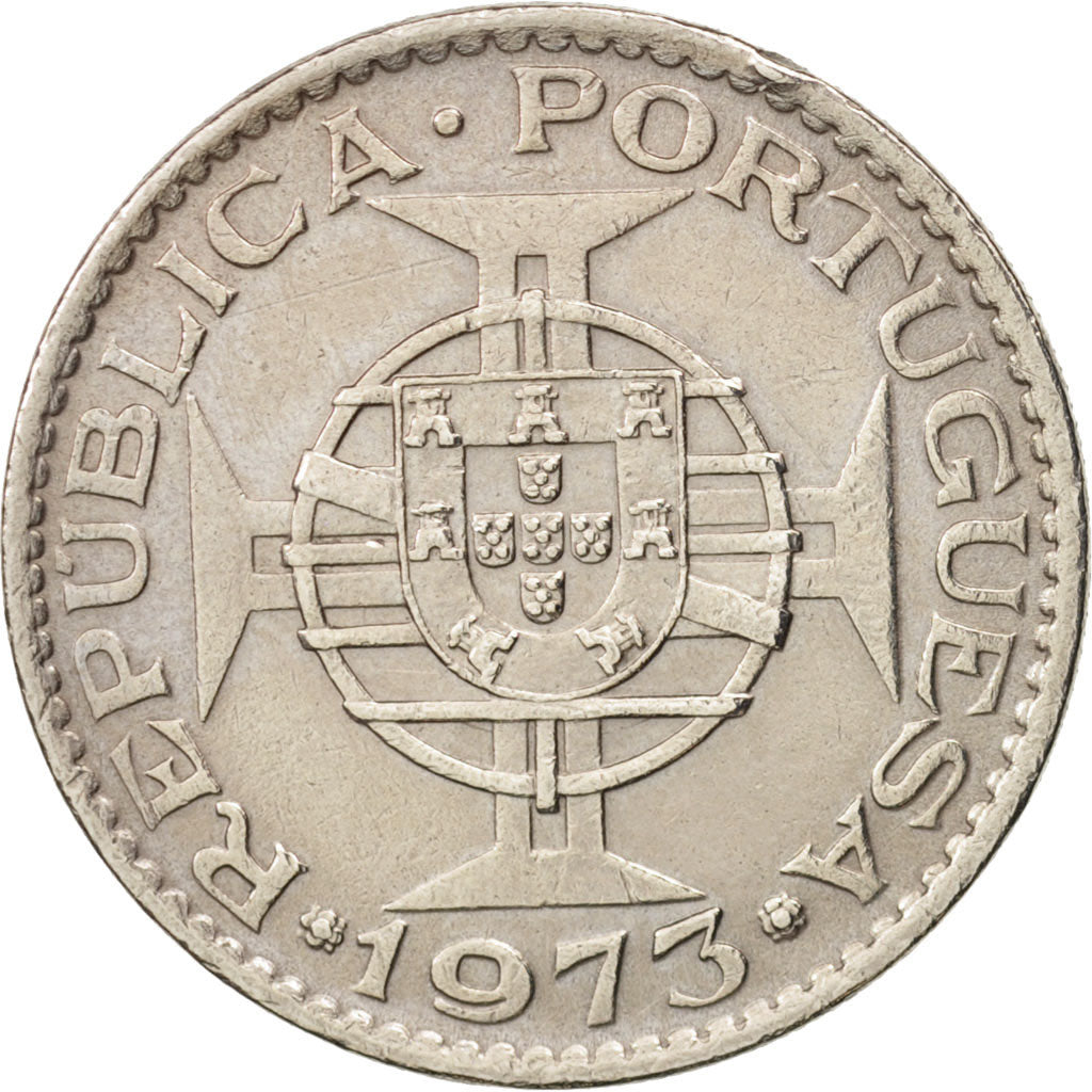 Macao, 50 Avos, 1973, AU(50-53), Copper-nickel, KM:7