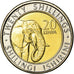 Coin, Kenya, 20 Shillings, 2018, Eléphant, MS(63), Bi-Metallic