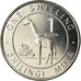 Coin, Kenya, Shilling, 2018, Girafe, MS(63), Nickel plated steel