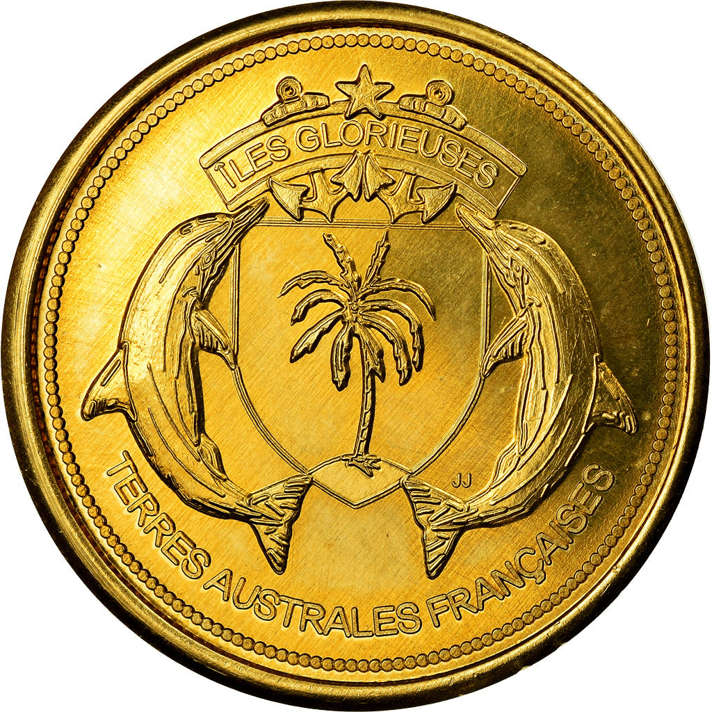 Moneta, Francia, 100 Francs, 2015, Paris, Iles Glorieuses, SPL, Bronzo-alluminio