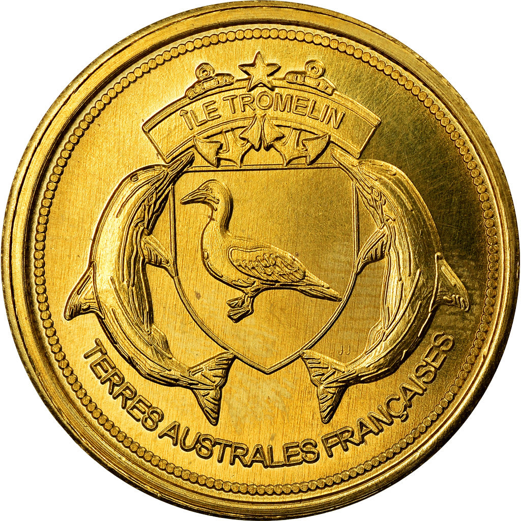 Coin, France, 100 Francs, 2015, Paris, Ile Tromelin, MS(63), Bronze-Aluminium