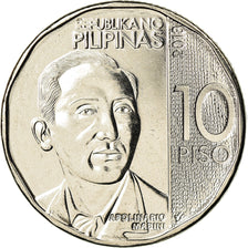 Coin, Philippines, 10 Piso, 2018, Apolinario Mabini, MS(63), Nickel plated steel