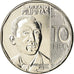 Coin, Philippines, 10 Piso, 2018, Apolinario Mabini, MS(63), Nickel plated steel