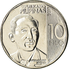 Monnaie, Philippines, 10 Piso, 2018, Apolinario Mabini, SPL, Nickel plated steel