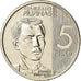 Monnaie, Philippines, 5 Piso, 2018, Andres Bonifacio, SPL, Nickel plated steel