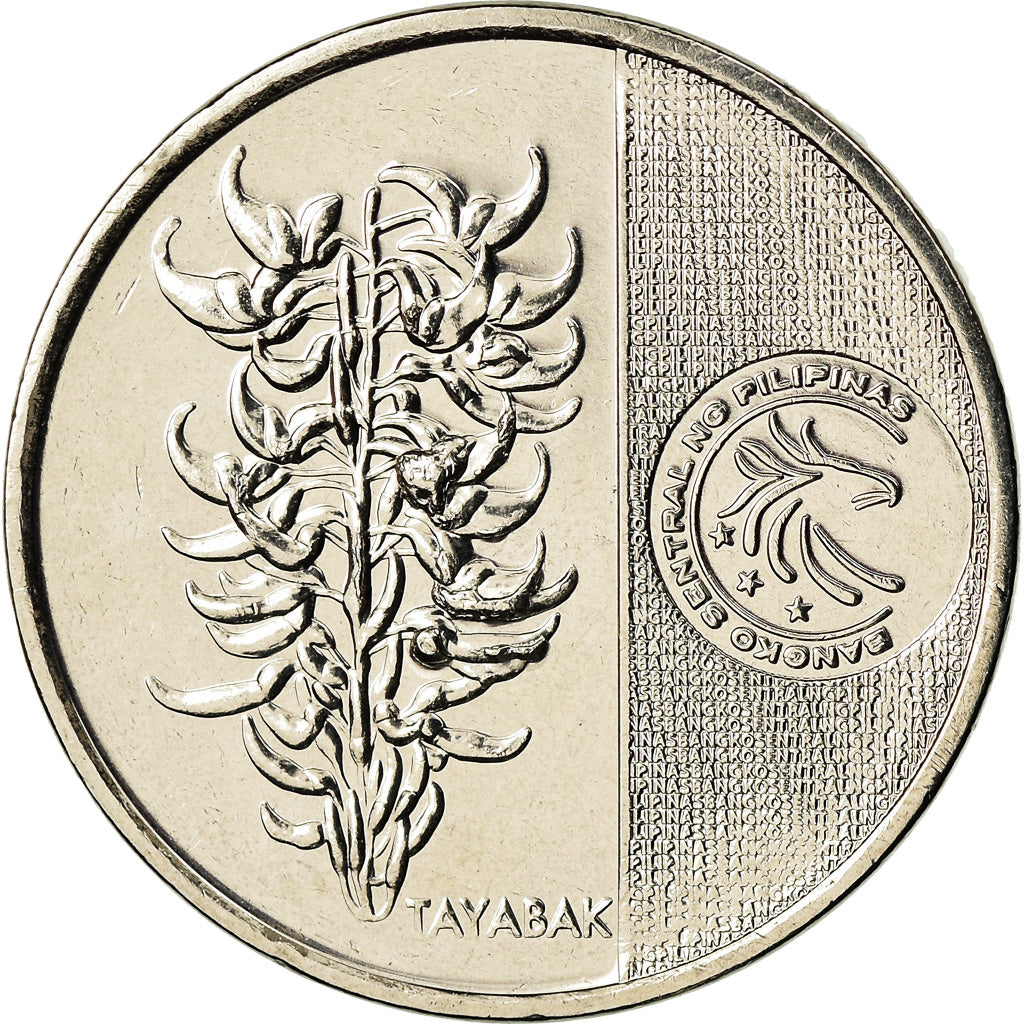Coin, Philippines, 5 Piso, 2018, Andres Bonifacio, MS(63), Nickel plated steel