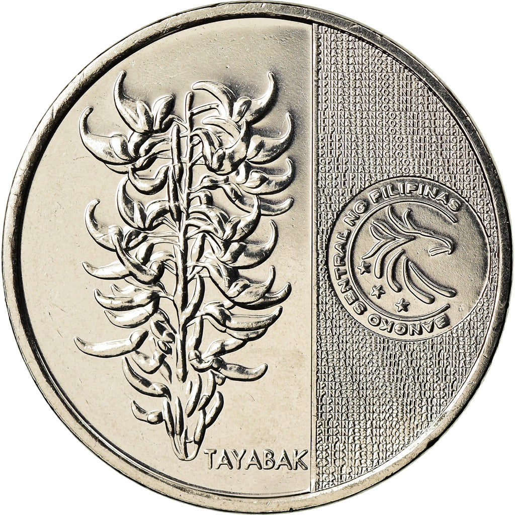 Coin, Philippines, 5 Piso, 2018, Andres Bonifacio, MS(63), Nickel plated steel
