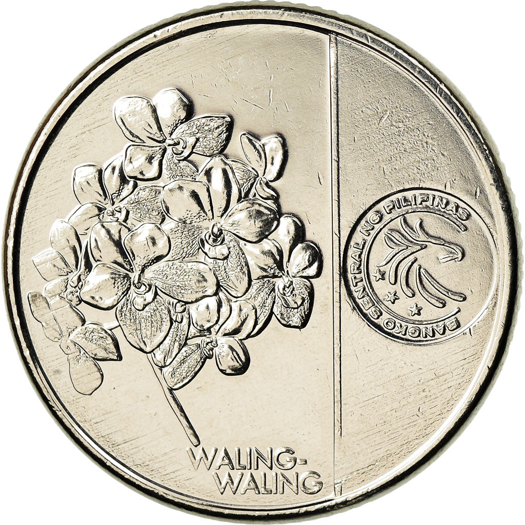 Moneta, Filippine, Piso, 2018, José Rizal, SPL, Acciaio placcato nichel