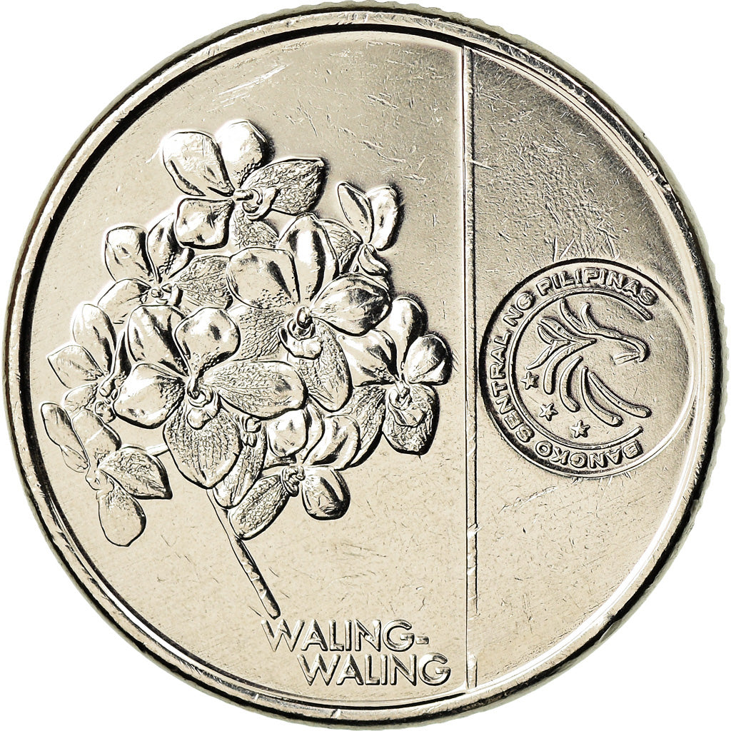 Moeda, Filipinas, Piso, 2018, José Rizal, MS(63), Aço Niquelado