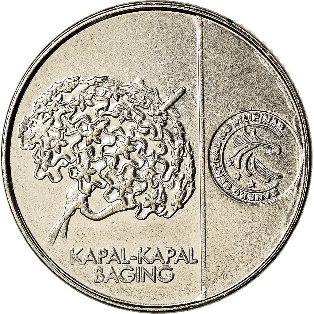 Coin, Philippines, 5 Sentimos, 2017, MS(63), Nickel plated steel