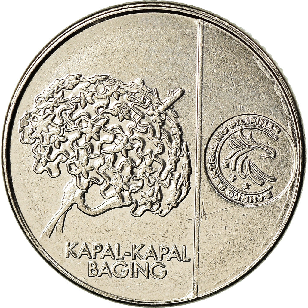 Coin, Philippines, 5 Sentimos, 2017, MS(63), Nickel plated steel