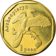 Coin, Netherlands Antilles, Peso, 2019, Dinosaures - Archeopteryx, MS(63)