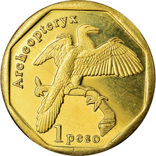 Coin, Netherlands Antilles, Peso, 2019, Dinosaures - Archeopteryx, MS(63)