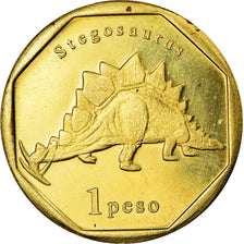 Coin, Netherlands Antilles, Peso, 2019, Dinosaures - Stegosaurus, MS(63), Bronze