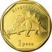 Coin, Netherlands Antilles, Peso, 2019, Dinosaures - Stegosaurus, MS(63), Bronze