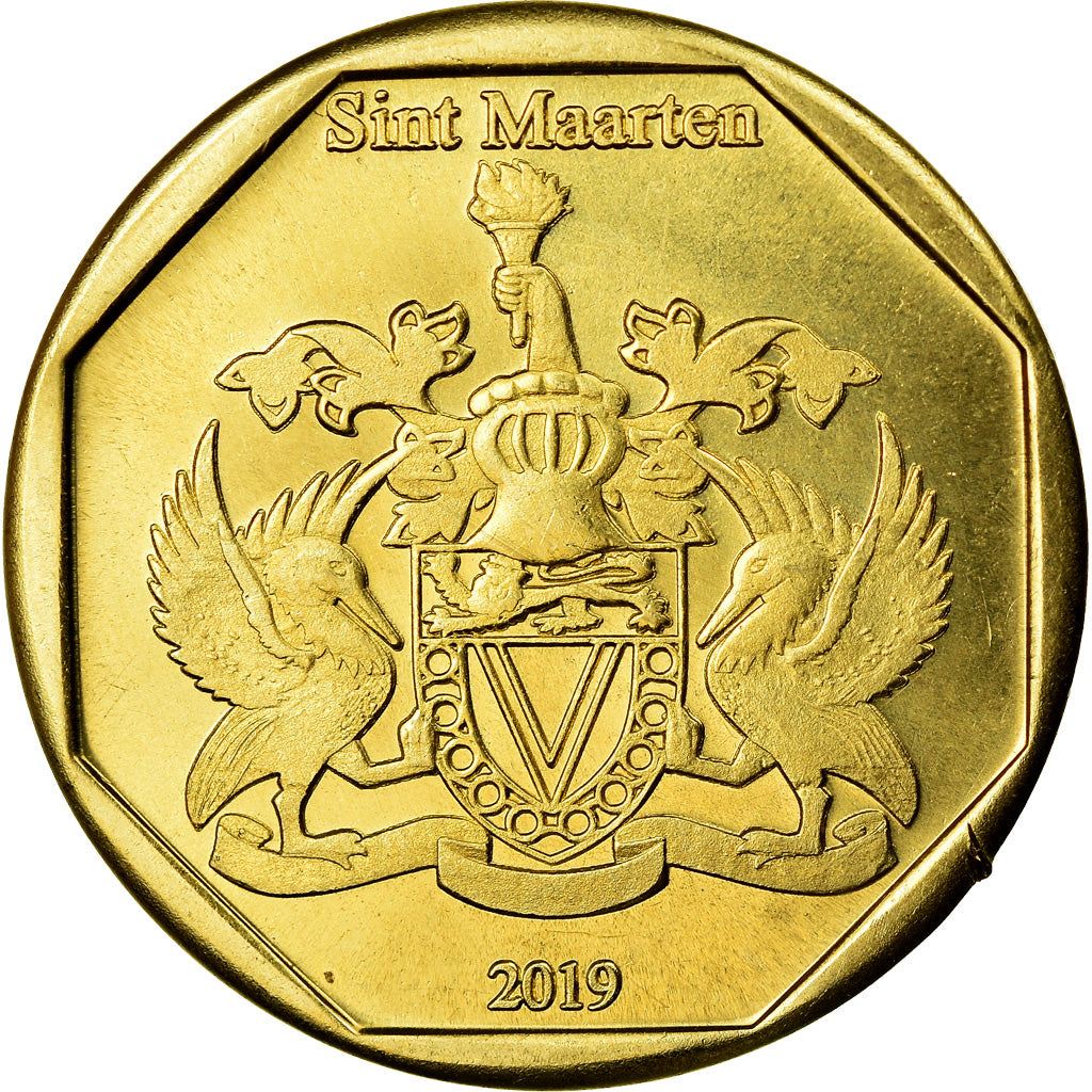 Coin, Netherlands Antilles, Peso, 2019, Dinosaures - Stegosaurus, MS(63), Bronze