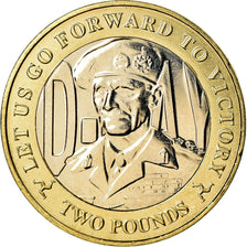 Moneda, Isla de Man, 2 Pounds, 2019, Pobjoy Mint, D-Day - Montgomery, SC