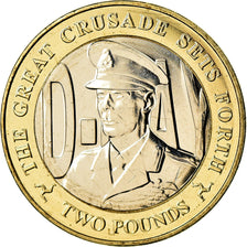 Coin, Isle of Man, 2 Pounds, 2019, Pobjoy Mint, D-Day - George VI, MS(63)