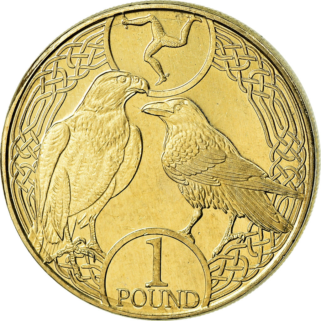 Coin, Isle of Man, Pound, 2017, Pobjoy Mint, MS(63), Nickel-brass