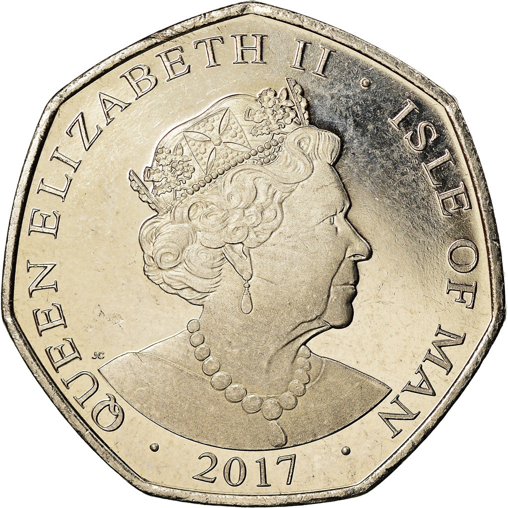 Coin, Isle of Man, 50 Pence, 2017, Pobjoy Mint, MS(63), Cupro-nickel