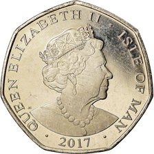 Coin, Isle of Man, 50 Pence, 2017, Pobjoy Mint, MS(63), Cupro-nickel