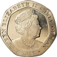 Coin, Isle of Man, 20 Pence, 2017, Pobjoy Mint, MS(63), Cupro-nickel