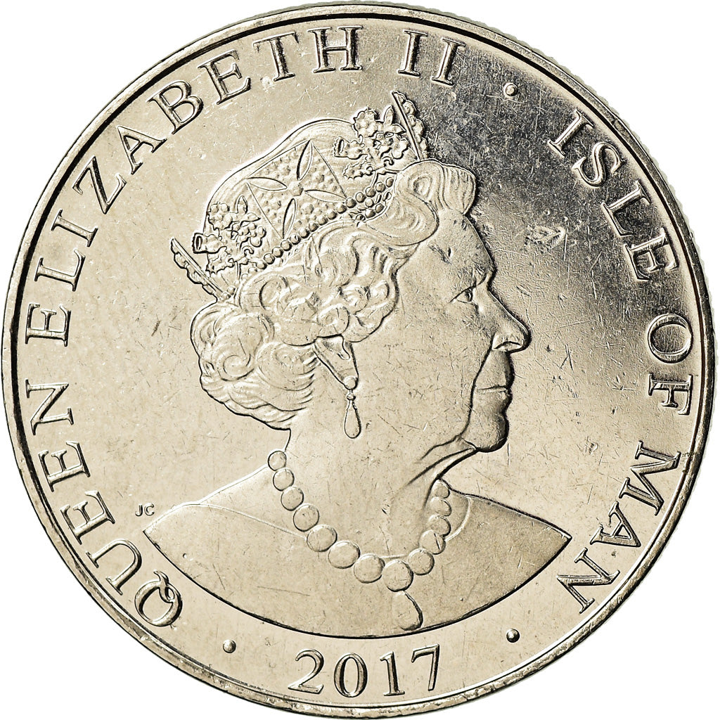 Coin, Isle of Man, 10 Pence, 2017, Pobjoy Mint, MS(63), Nickel plated steel
