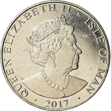 Coin, Isle of Man, 10 Pence, 2017, Pobjoy Mint, MS(63), Nickel plated steel