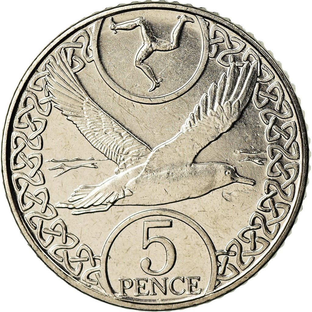 Monnaie, Isle of Man, 5 Pence, 2017, Pobjoy Mint, SPL, Nickel plated steel
