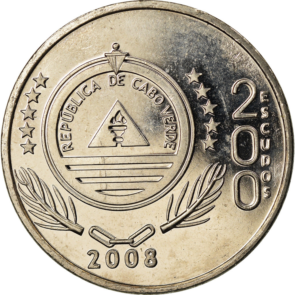 Coin, Cape Verde, 200 Escudos, 2008, Organisation mondiale du commerce, MS(63)