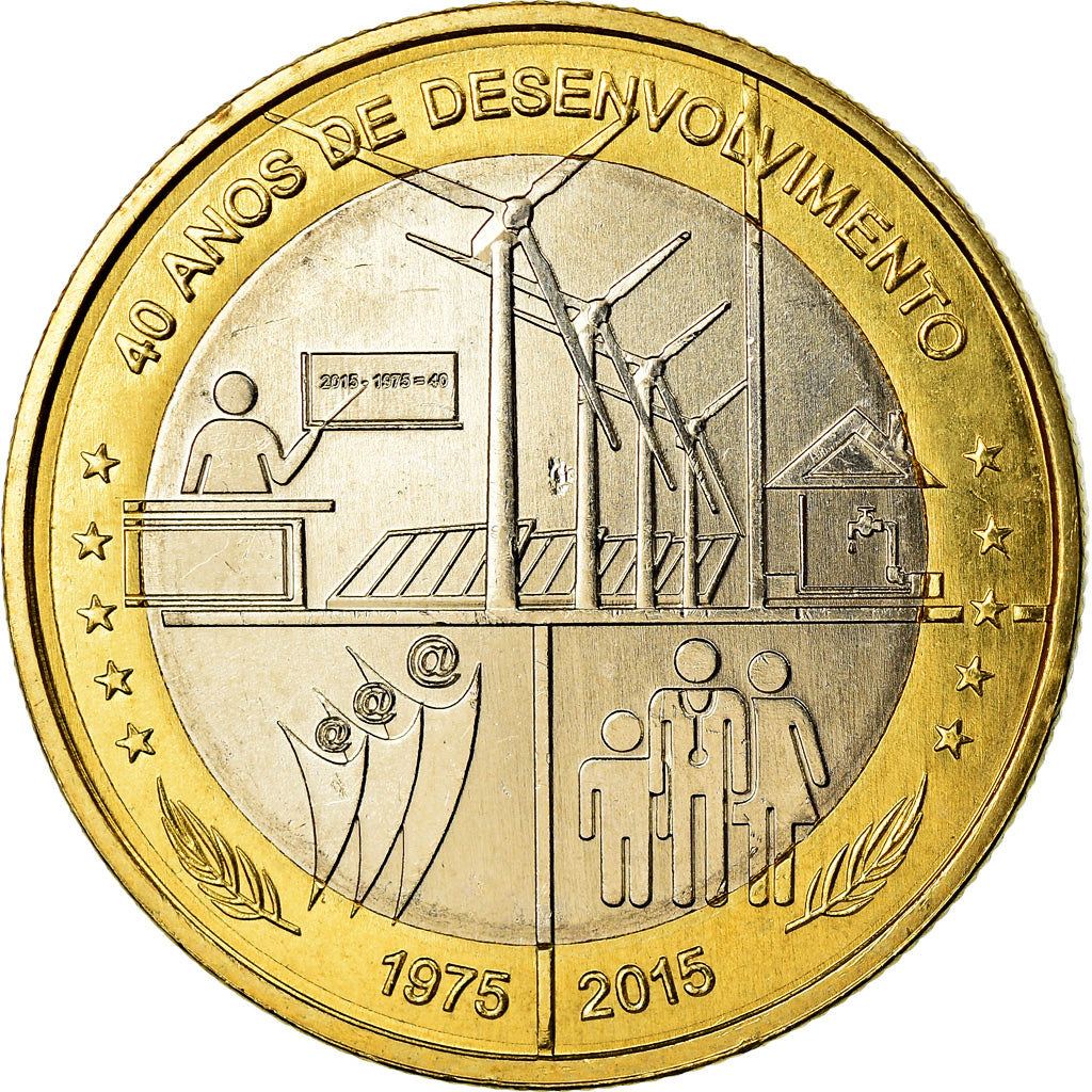 Coin, Cape Verde, 250 Escudos, 2015, 40 ans de l'Indépendance, MS(63)