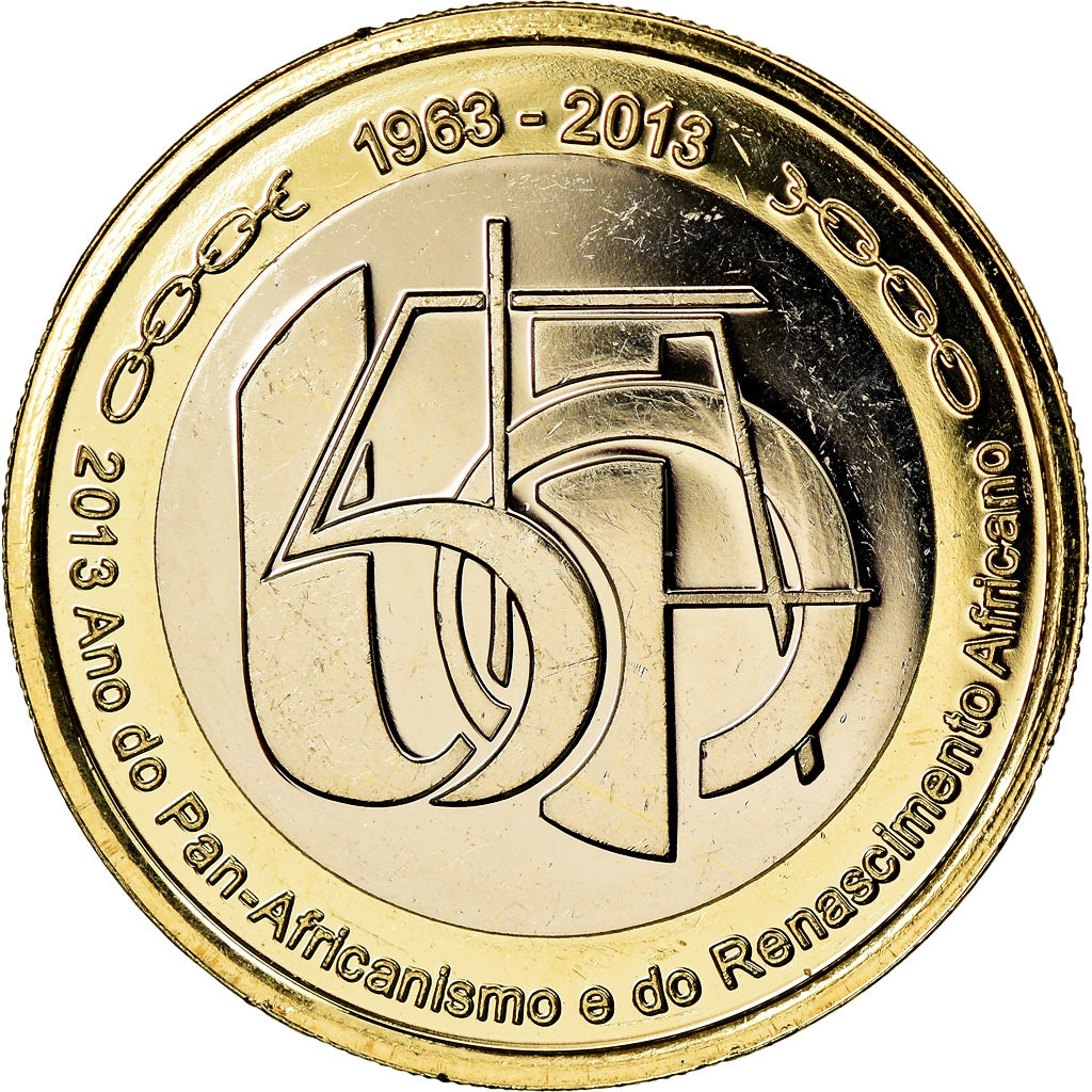 Coin, Cape Verde, 250 Escudos, 2013, 50 ans de l'OUA, MS(63), Bi-Metallic, KM:55