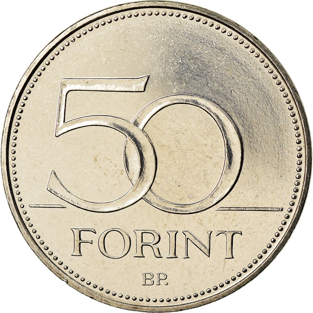 Moneta, Ungheria, 50 Forint, 2019, Budapest, Championnat du Monde d'Escrime