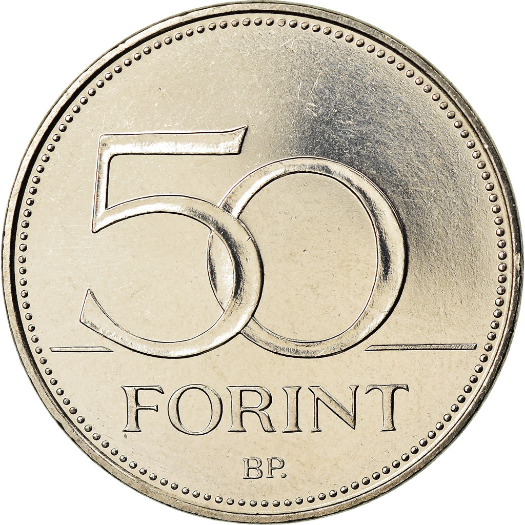 Moneta, Ungheria, 50 Forint, 2019, Budapest, Championnat du Monde d'Escrime
