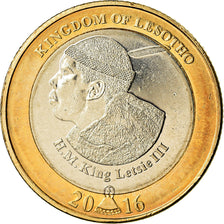 Coin, Lesotho, 5 Maloti, 2016, 50ème anniversaire de l'Indépendance, MS(63)