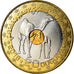 Coin, Mauritania, 20 Ouguiya, 2018, MS(63), Tri-Metallic, KM:15