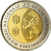 Moneta, Moldava, 10 Lei, 2018, 25 ans de la monnaie nationale, SPL, Bi-metallico
