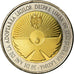 Coin, Moldova, 10 Lei, 2019, 30 ans de la langue d’Etat, MS(63), Bi-Metallic
