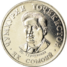 Coin, Tajikistan, Somoni, 2019, St. Petersburg, MS(63), Nickel-brass