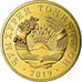 Coin, Tajikistan, 20 Dirams, 2019, St. Petersburg, MS(63), Brass plated steel