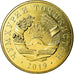 Coin, Tajikistan, 5 Dirams, 2019, St. Petersburg, MS(63), Brass plated steel