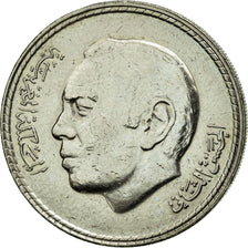 Coin, Morocco, al-Hassan II, 5 Dirhams, 1980, AU(50-53), Copper-nickel, KM:72