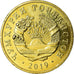 Coin, Tajikistan, 2 Dirams, 2019, St. Petersburg, MS(63), Brass plated steel